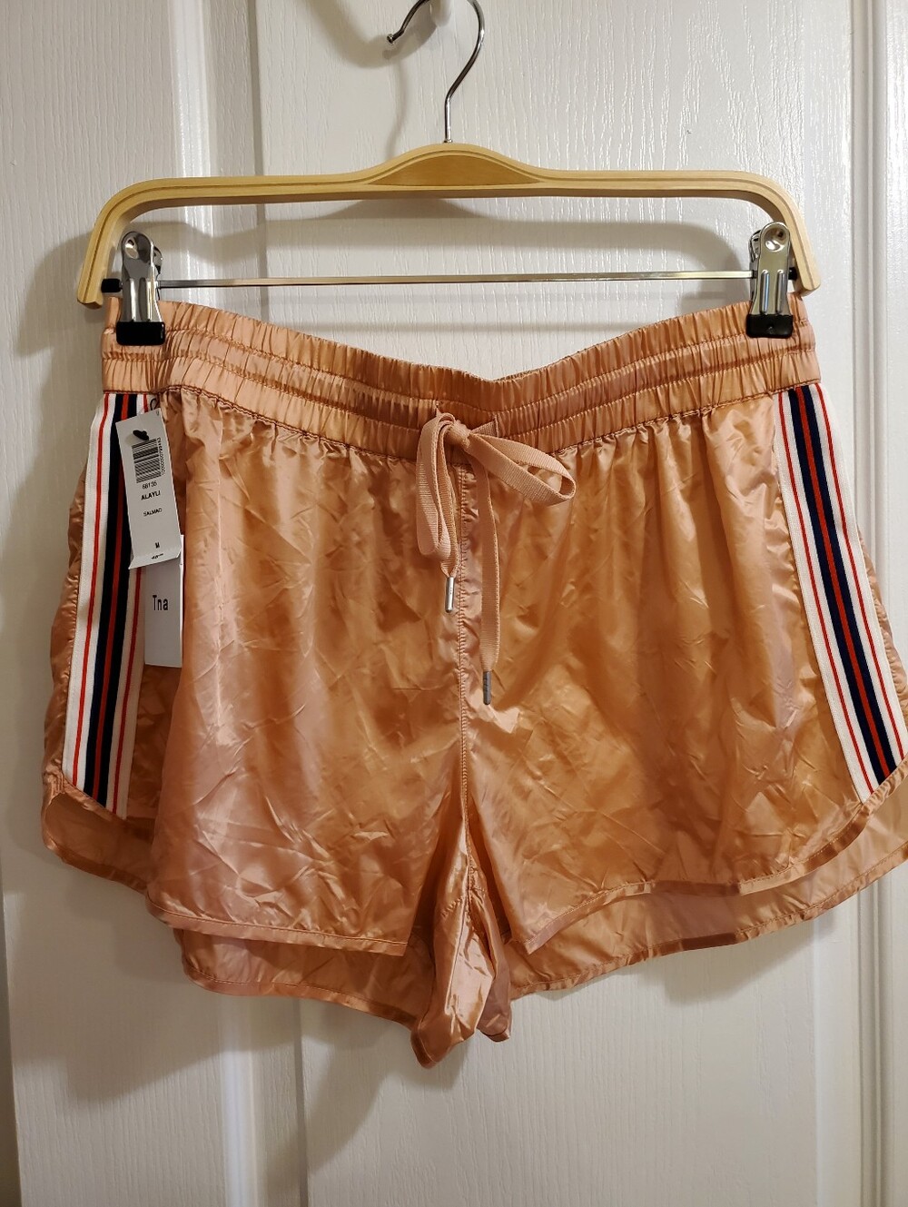 TNA Athletic Shorts with Tricolor Side Stripes